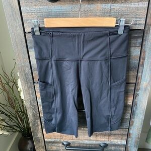 Lululemon Fast and Free 10” High-Waist Biker Shorts with Side Pockets Size 6